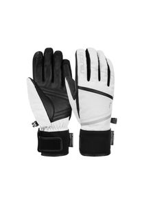 Reusch Damen Skihandschuhe "Tessa STORMBLOXX ", schwarz-weiß, feminin, Gr. 6,5, mehrfarbig, 65% Polyester, 30% Ziegenleder, 5% Elasthan, Handschuhe,
