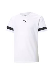 Puma Kinder Trainingstop "TEAMRISE JERSEY JR", schwarz-weiß, sportlich, Gr. 140, unifarben, Netz, Obermaterial: 100% Polyester, Tops
