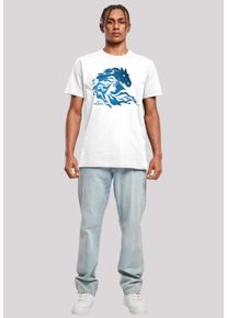 F4NT4STIC Herren T-Shirt "Disney Frozen 2 Nokk Wassergeist Pferd Silhouette", weiß, casual, Gr. XL, Obermaterial: 100% Baumwolle, Shirts,