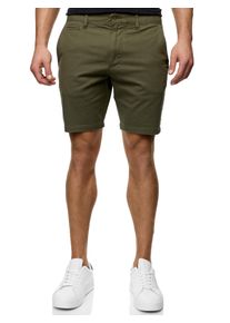 INDICODE Herren Chinoshorts "INConwayne", grün, modisch, Gr. XXL, unifarben, Web, Obermaterial: 98% Baumwolle, 2% Elasthan, Hosen