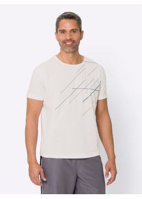 CLASSIC Herren Kurzarmshirt "Freizeitshirt", weiß, Gr. 60, gemustert, mehrfarbig, 100% Baumwolle, Shirts