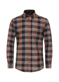 Casamoda Herren Langarmhemd "Casamoda Freizeithemd kariert", grün, Gr. XXL, kariert, 100% Baumwolle, Hemden