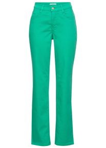 MAC Damen Bequeme Jeans "Stella", grün, feminin, Gr. 42, Denim/Jeans, Obermaterial: 91% Baumwolle, 7% Elastomultiester, 2% Elasthan, Jeans, Gerader