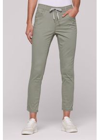 SOCCX Damen Comfort-fit-Jeans, grün, casual, Gr. 28, unifarben, Material: 92% Baumwolle, 5% Elastomultiester, 3% Elasthan, Jeans, mit normaler