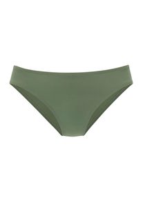 s.Oliver Damen Bikini-Hose "Lady", grün, Gr. 38, unifarben, Microfaser, Recycling-Polyamid, Badehosen, uni