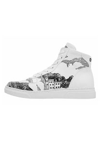 DOGO Damen Stiefelette "Ace Boots Trust Me Buddy Damen Stiefeletten", Gr. 36, weiß, Lederimitat, Schuhe, Vegan