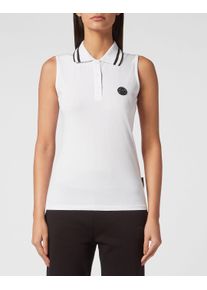 Plein Sport Damen T-Shirt "T-Shirt", weiß, Gr. XS, Obermaterial: 100% Baumwolle, Shirts