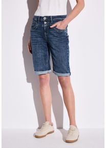 Street One Damen Comfort-fit-Jeansdunkelblau washed, casual, Gr. 36, unifarben, Jeans, 79% Baumwolle, 15% Polyester, 4% Elastomultiester, 2%