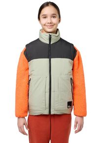 Jack Wolfskin Kinder Steppweste "TEEN für Kinder", grün, sportlich, Gr. 128, Obermaterial: 100% Polyester, Westen