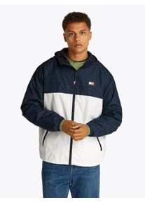 Tommy Jeans Herren Outdoorjacke "TJM LW CHICAGO JACKET", blau, casual, Gr. M, Web, Obermaterial: 100% Polyester, Jacken, mit Logoprägung