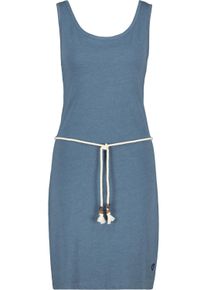 alife and kickin ALIFE & KICKIN Damen Sommerkleid "Damen JenniferAK A", blau, Gr. L, 60% Baumwolle 40% Polyester, Kleider