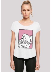 F4NT4STIC Damen T-Shirt "Looney Tunes Bugs Bunny Adore", weiß, casual, Gr. XXL, Obermaterial: 100% Baumwolle, Shirts, Print