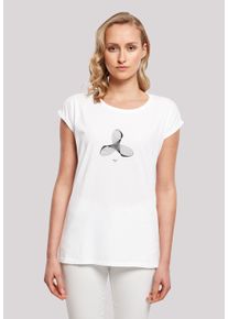 F4NT4STIC Damen T-Shirt "Geometrics", weiß, casual, Gr. XL, Obermaterial: 100% Baumwolle, Shirts, Print