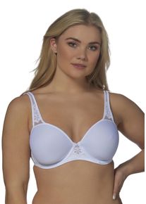 ELBRINA Damen Bügel-BH "Spacer Bra", Gr. 100, weiß, Obermaterial: 50% Polyester, 42% Polyamid, 8% Elasthan, unifarben, casual, BHs, mit vorgeformten