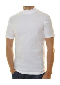 Ragman Herren Stehkragenshirt, weiß, klassisch, Gr. XXXL, Baumwolle, Shirts