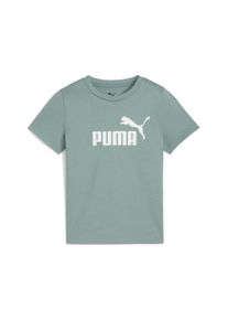 Puma Kinder T-Shirt "ESS NO. 1 LOGO TEE PS", grün, sportlich, Gr. 98, unifarben, Jersey, Obermaterial: 100% Baumwolle, Shirts
