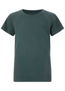 Endurance Herren Funktionsshirt "Halen Jr.", grün, sportlich, Gr. 152, unifarben, 62% Polyamid, 38% Polyester, Shirts, aus atmungsaktivem