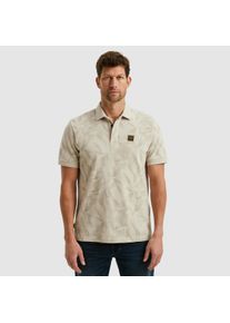 PME-Legend PME LEGEND Herren Poloshirt "Short sleeve polo two tone pique printed", weiß, casual, Gr. XL, bedruckt, Jersey, Obermaterial: 100% Baumwolle, Shirts,
