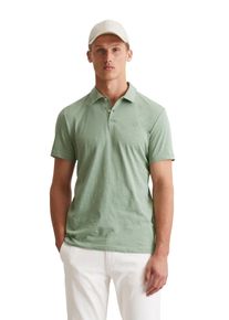 Marc O'Polo MARC O'POLO Herren Poloshirt, grün, casual, Gr. XXL, Jersey, Obermaterial: 100% Baumwolle, Shirts, mit lebendiger, bewegter Oberfläche