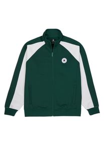 Converse Herren Trainingsjacke "MEN'S Converse RETRO TRACK JACKET", grün, sportlich, Gr. XXL, Jersey, Obermaterial: 97% Baumwolle, 3% Polyester,