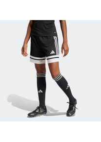 Damen Trainingsshorts "SQUA25 SHO W", schwarz-weiß, sportlich, Gr. XXL, adidas Performance, Obermaterial: 100% Polyester, Hosen