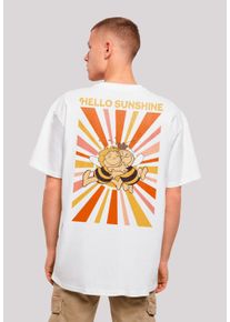 F4NT4STIC Herren T-Shirt "Die Biene Maja Kopf Motiv", weiß, casual, Gr. M, Obermaterial: 100% Baumwolle, Shirts, Nostalgie, Retro, Heroes of Childhood