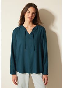Cecil Damen Shirtbluse, grün, casual, Gr. XL, unifarben, Stoff, 100% Viskose, Blusen, aus softer Viskose