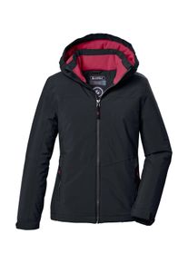 Killtec Kinder Funktionsjacke "KOW 352 GRLS JCKT", schwarz, sportlich, Gr. 152, Oberstoff: 100% Polyester, Futter: 100% Polyester, Wattierung: 100%