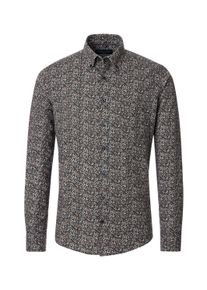 Casamoda Herren Langarmhemd "Casamoda Freizeithemd Print", grün, Gr. XXL, bedruckt, 100% Baumwolle, Hemden