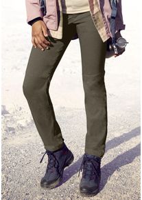 active by Lascana LASCANA ACTIVE Damen Trekkinghose, grün, sportlich, Gr. 36, unifarben, Web, Obermaterial: 95% Polyamid, 5% Elasthan, Hosen, mit 3 Zipper Taschen