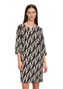 Cartoon Damen Druckkleid "Cartoon Casual-Kleid mit Muster", schwarz-weiß, feminin, Gr. 36, Obermaterial: 95% Polyester, 05% Elasthan., Kleider, Design