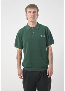 Cleptomanicx Herren Poloshirt "Shirt Dazed", grün, casual, Gr. XXL, 100% Baumwolle, Shirts, mit lockerem Schnitt
