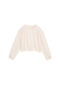 Tom Tailor Mädchen Sweatshirt, weiß, casual, Gr. 164, Obermaterial: 70% Baumwolle, 30% Polyester, Sweatshirts, mit Kordelzug am Saum