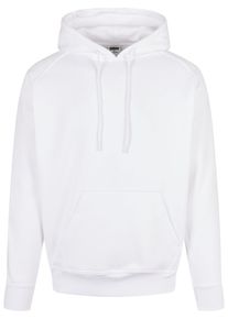 Urban Classics Herren Sweatshirt "Urban Classics Herren Blank Hoody", weiß, Gr. M, unifarben, 65% Baumwolle, 35% Polyester, Sweatshirts