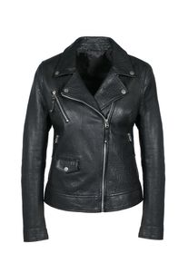 Freaky Nation Damen Lederjacke "City Love-FN", schwarz, Gr. XL, Oberstoff: 100% Schafsleder; Futter: 100% Baumwolle, Jacken