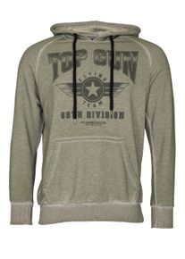 Top Gun Herren Kapuzenpullover "TG20212102", grün, Gr. XXL, Obermaterial: 100% Baumwolle, Pullover