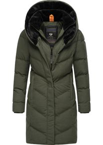 Ragwear Damen Steppmantel "Natalka Cosy", grün, modisch, Gr. XS, Außenmaterial: 100% Polyester, Innenfutter: 100% Polyester, Wattierung: 100%