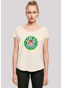F4NT4STIC Damen T-Shirt "Stranger Things Hawkins Tiger Circle", weiß, casual, Gr. XS, Obermaterial: 100% Baumwolle, Shirts, Premium Qualität