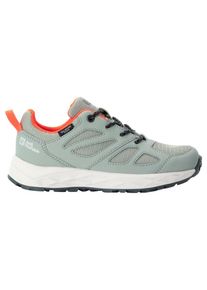 Jack Wolfskin Kinder Sneaker "WOODLAND 2 TEXAPORE LOW K", Gr. 34, grün, Main Material Second Material: 100% Polyamide; Lining Sole: 100% Rubber/ EVA,