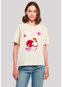 F4NT4STIC Damen T-Shirt "Alice im Wunderland Tick Tock", weiß, casual, Gr. L, Obermaterial: 100% Baumwolle, Shirts, Retro, Heroes of Childhood, TV