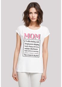 F4NT4STIC Damen T-Shirt "Muttertag Pink Unconditional Love Family", weiß, casual, Gr. XL, Obermaterial: 100% Baumwolle, Shirts, Premium Qualität