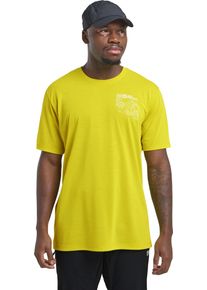 Jack Wolfskin Herren T-Shirt "VONNAN GRAPHIC T M"explore, chartreuse, Gr. XL, Oberstoff: 100% POLYESTER, Shirts