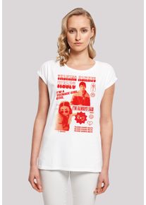 F4NT4STIC Damen T-Shirt "Sex Education Otis Talking Helps", weiß, casual, Gr. M, Obermaterial: 100% Baumwolle, Shirts, Premium Qualität