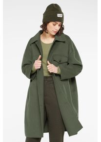 Damen Langjacke, grün, casual, Gr. XS, SENSES.THE LABEL, unifarben, Material: 78, 9% Polyester, 21, 1% Wolle, Jacken