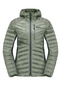 Jack Wolfskin Damen Funktionsjacke "ROUTEBURN PRO INS JKT W", grün, Gr. L, Hauptmaterial: 100% Polyester (recycled); Kontrast: 100% Polyester