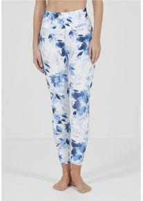 ENDURANCE ATHLECIA ATHLECIA Damen Funktionstights "FRANZINE", weiß, sportlich, Gr. 38, mehrfarbig, bedruckt, 81% Polyester, 19% Elasthan, Hosen, mit leichter Kompression