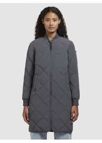Khujo Damen Steppmantel "YMAL", blau, casual, Gr. M, unifarben, 84% Nylon, 16% Polyurethan, Mäntel