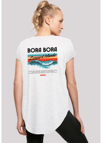 F4NT4STIC Damen T-Shirt "Bora Bora Leewards Island", weiß, casual, Gr. XL, Obermaterial: 100% Baumwolle, Shirts, Premium Qualität