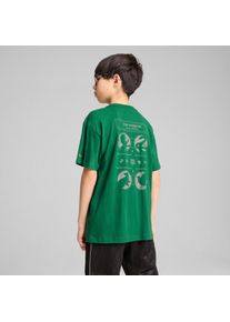 Puma Kinder T-Shirt "X HARRY POTTER RELAXED GRAPHIC TEE", grün, sportlich, Gr. 164, bedruckt, Jersey, Obermaterial: 100% Baumwolle, Shirts, Puma x