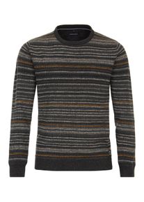 Casamoda Herren Strickpullover "Casamoda Pullover gestreift", grün, Gr. M, 60% Baumwolle, 40% Polyacryl, Pullover